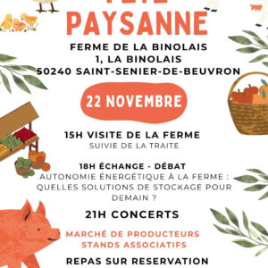 Repas fête paysanne 2025